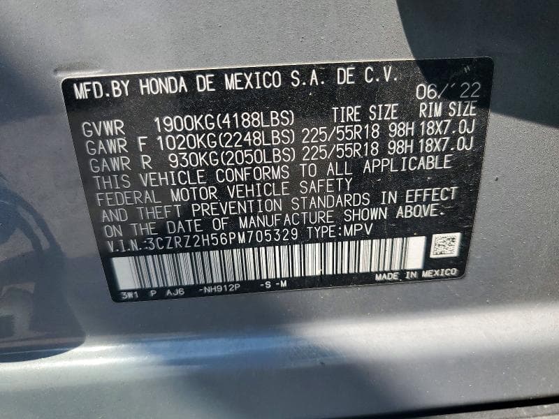 2023 HONDA HR-V SPORT 13