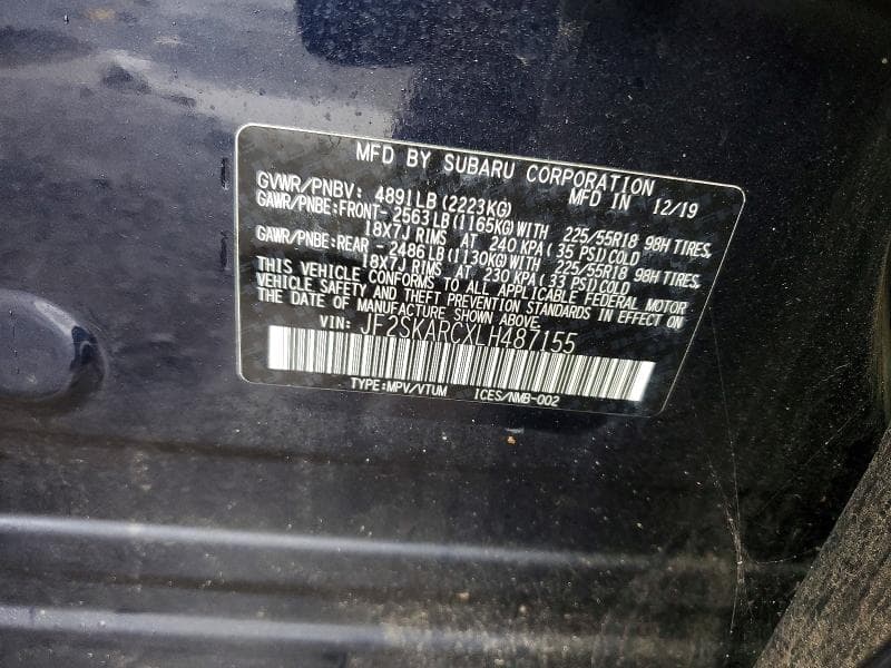2020 SUBARU FORESTER SPORT 14