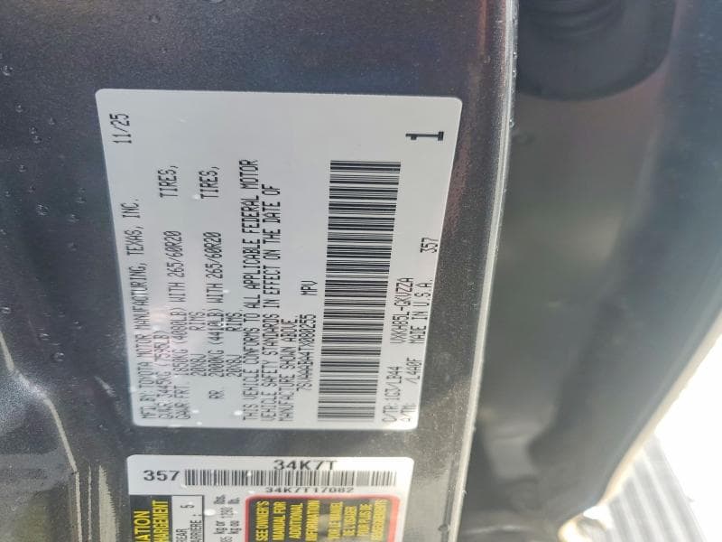 2026 TOYOTA SEQUOIA 1794 EDITION 13