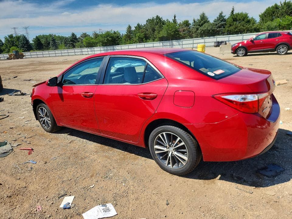 2016 TOYOTA COROLLA LE PLUS 2