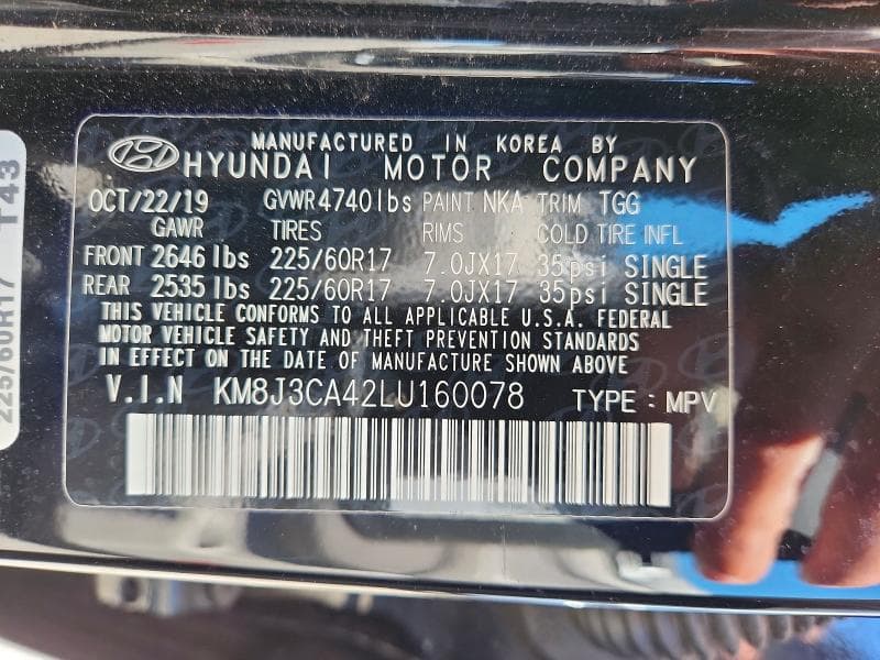 2020 HYUNDAI TUCSON VALUE 14