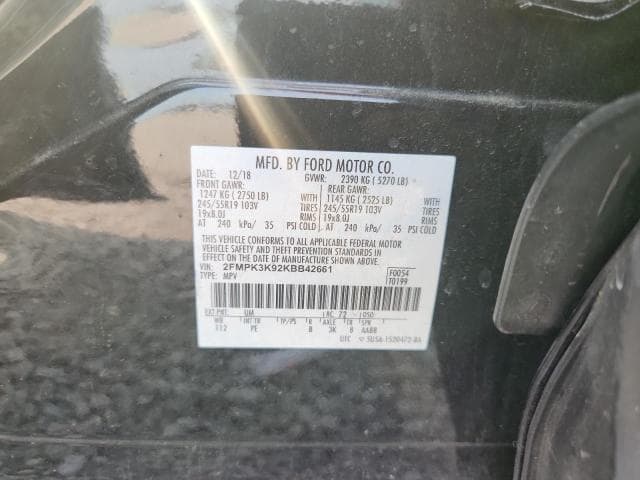 2019 FORD EDGE TITANIUM 12