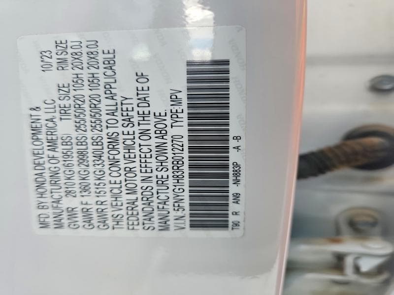 2024 HONDA PILOT ELITE 13