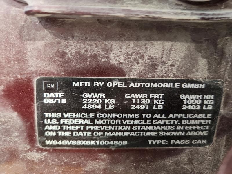 2019 BUICK REGAL TOURX ESSENCE 12