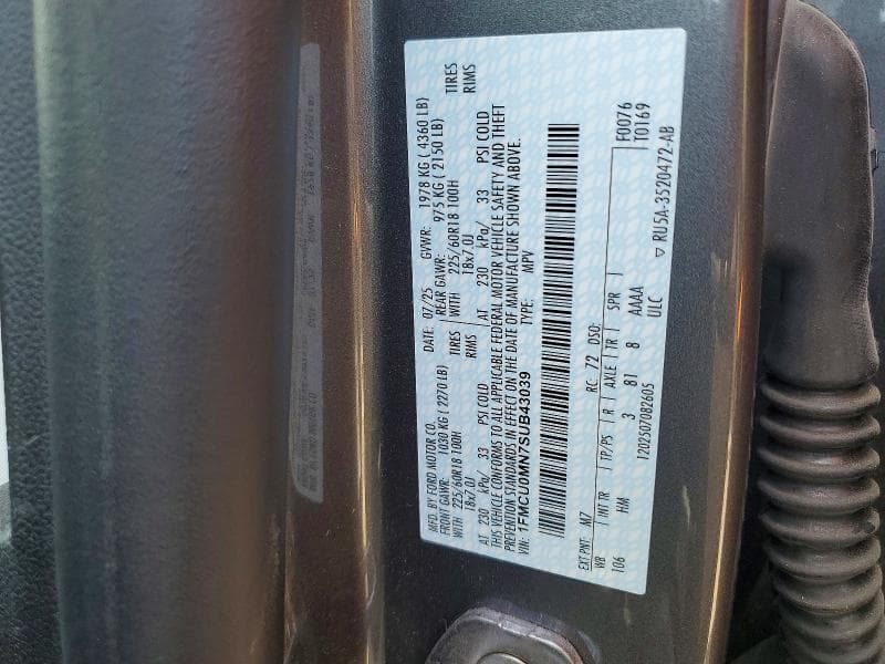 2025 FORD ESCAPE ST LINE ST LINE 13