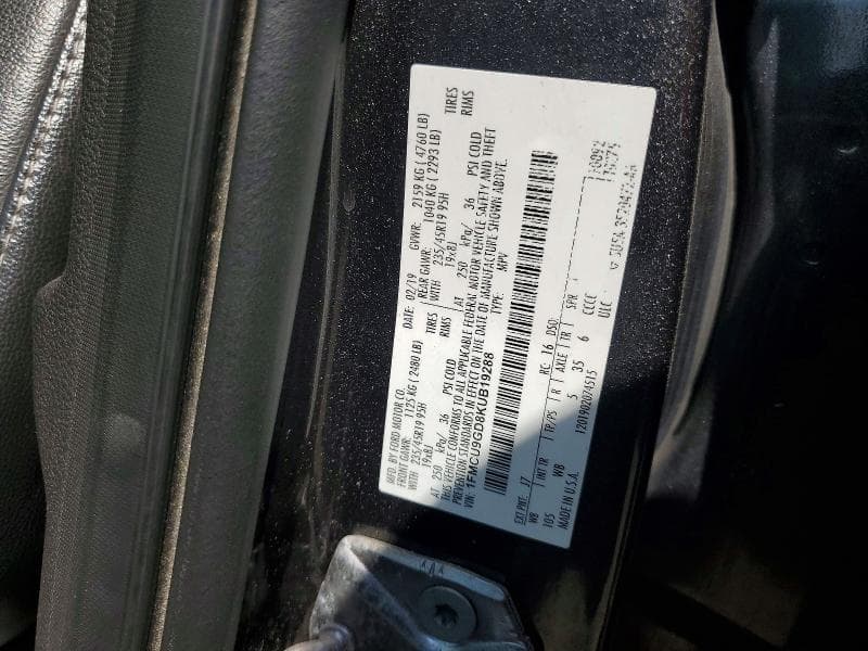 2019 FORD ESCAPE SE SE 12
