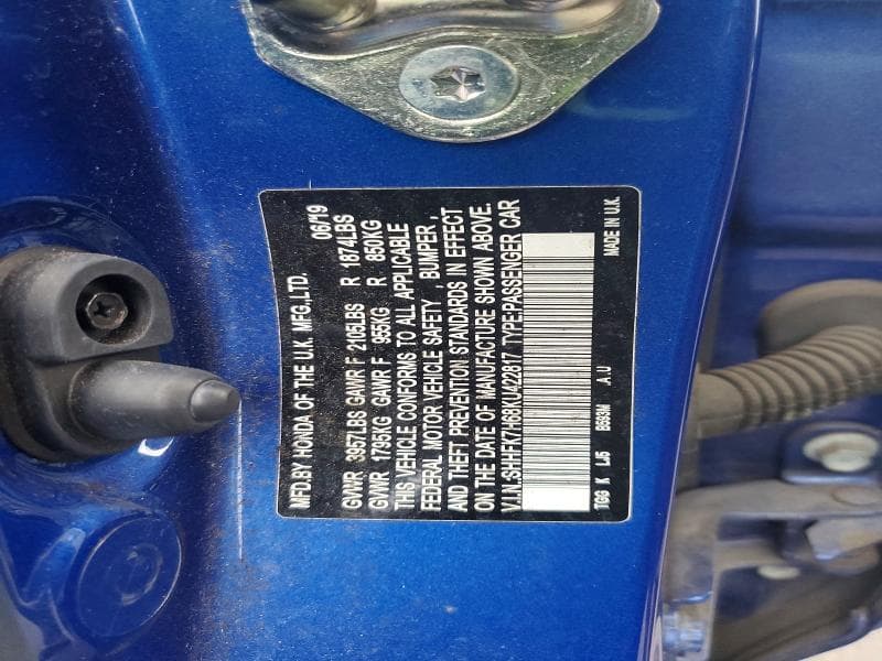 2019 HONDA CIVIC EX EX 12