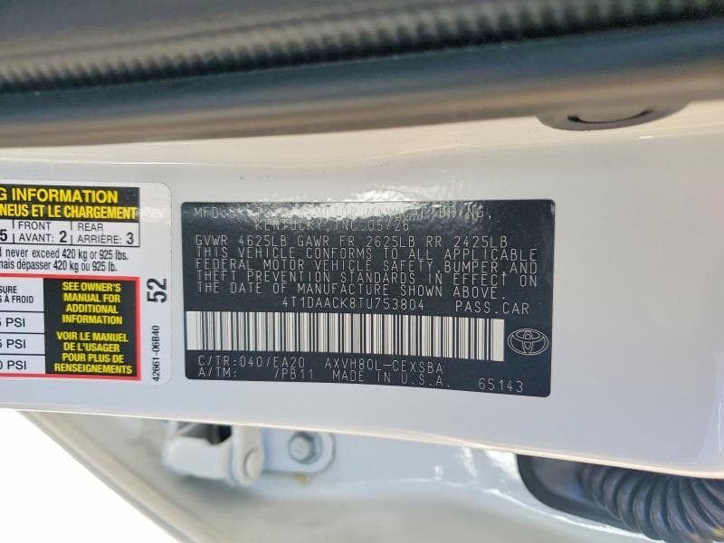 2026 TOYOTA CAMRY SE 12