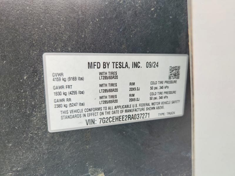 2024 TESLA CYBERTRUCK 13
