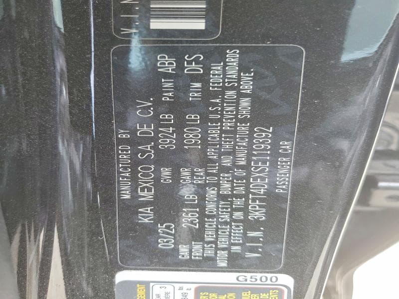 2025 KIA K4 LXS 13