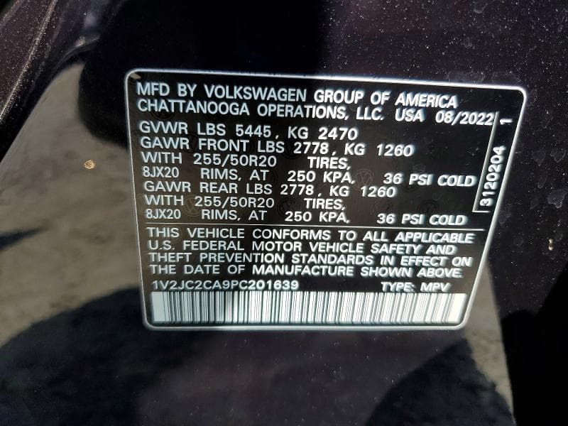 2023 VOLKSWAGEN ATLAS CROSS SPORT SE 13