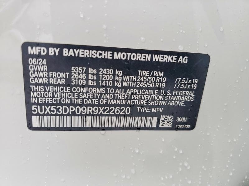 2024 BMW X3 XDRIVE30I 13