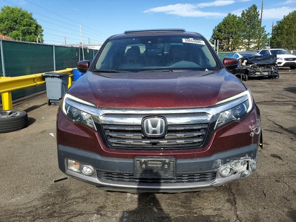 2017 HONDA RIDGELINE RTL 5