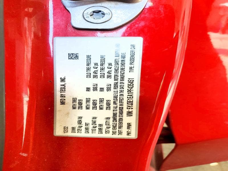 2023 TESLA MODEL 3 12