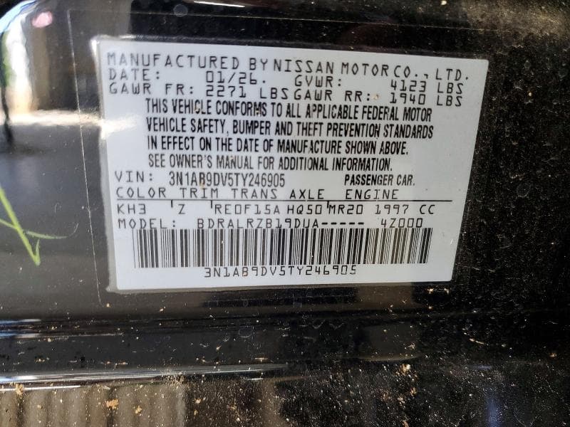 2021 NISSAN SENTRA SR SR 12