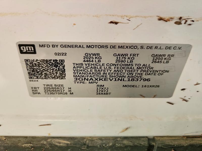 2022 CHEVROLET EQUINOX LT 13