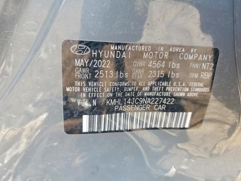 2022 HYUNDAI SONATA N LINE 12