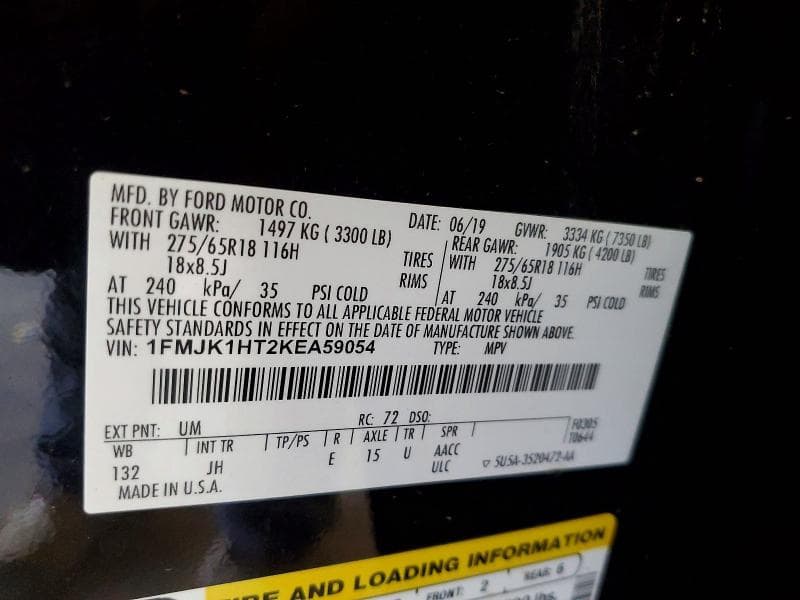 2019 FORD EXPEDITION MAX XLT 13