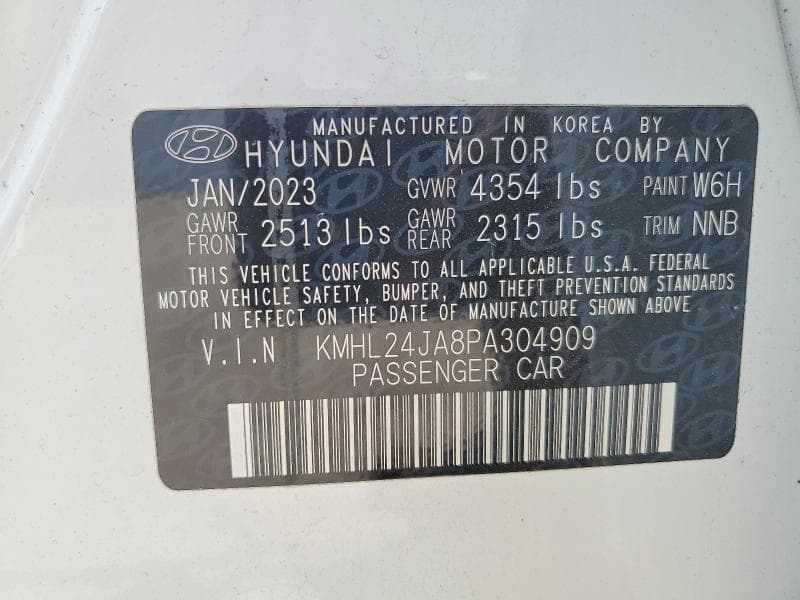 2023 HYUNDAI SONATA SE 13