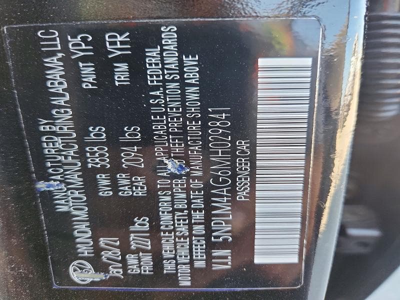 2021 HYUNDAI ELANTRA SEL 12