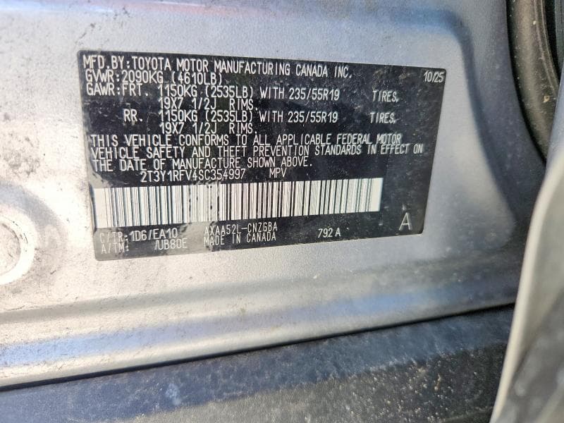 2025 TOYOTA RAV4 LIMITED 13