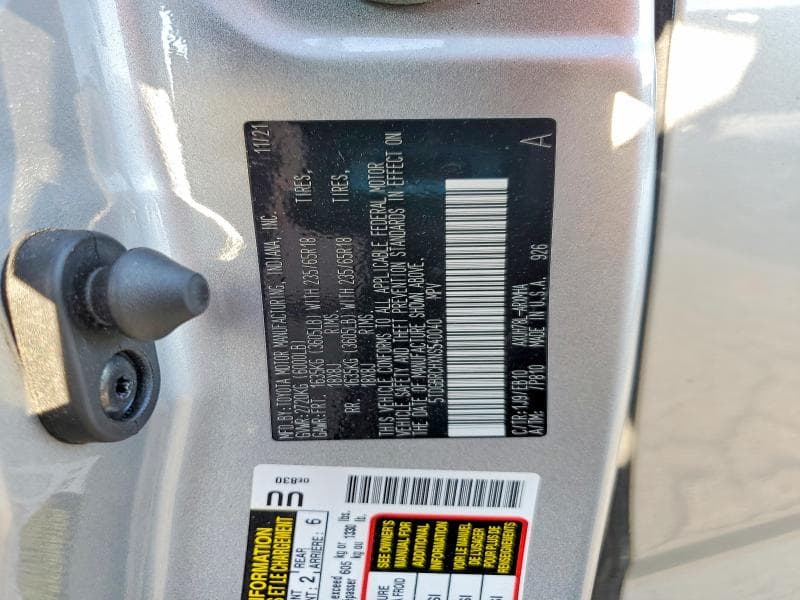 2022 TOYOTA HIGHLANDER HYBRID XLE 13