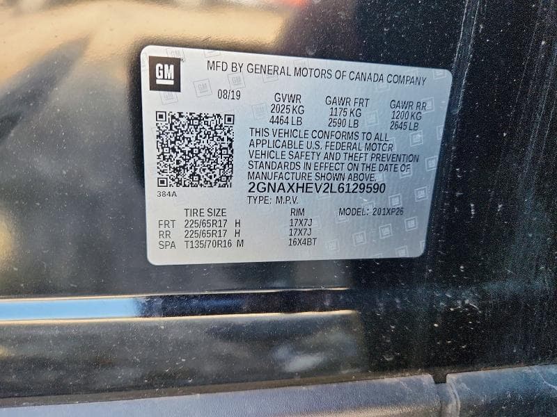 2020 CHEVROLET EQUINOX LS LS 13
