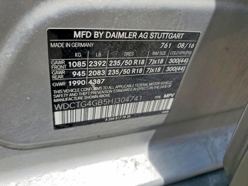 2017 MERCEDES-BENZ GLA 250 4MATIC 250 4MATIC 13