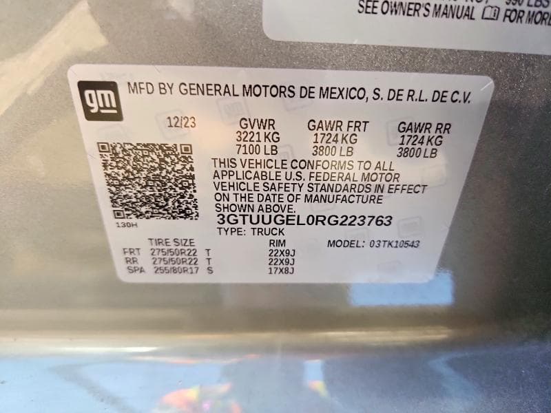 2024 GMC SIERRA K1500 DENALI 12