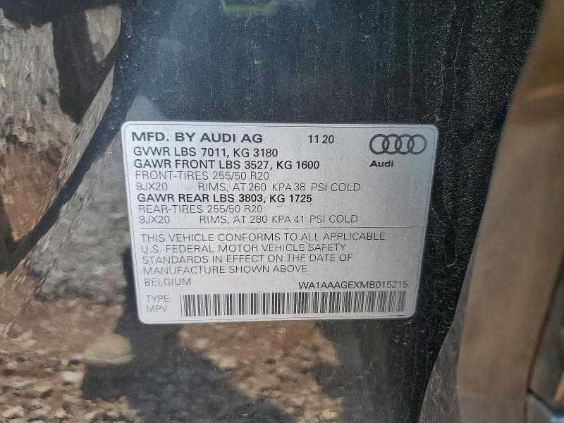 2021 AUDI E-TRON PREMIUM 13