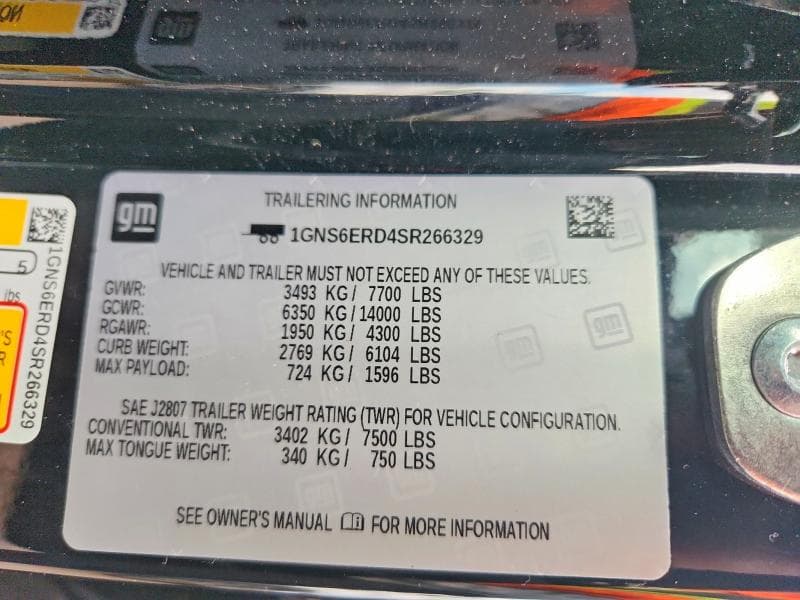 2025 CHEVROLET SUBURBAN K1500 RST 13