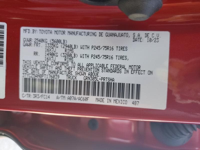 2023 TOYOTA TACOMA SR5 V6 13
