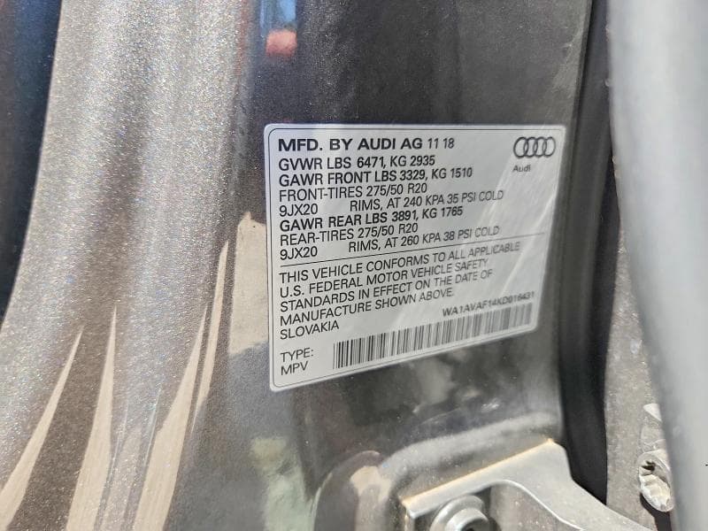 2018 AUDI UNKNOWN 13