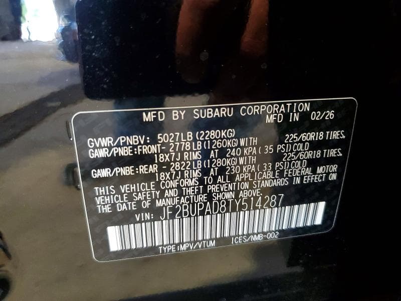 2026 SUBARU OUTBACK PREMIUM 13