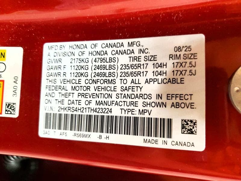 2026 HONDA CR-V LX 13