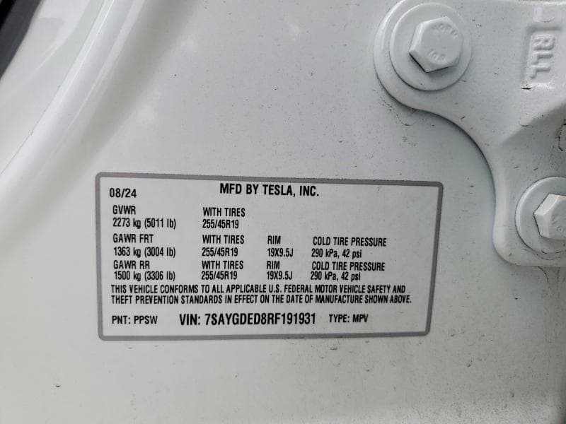 2024 TESLA MODEL Y 13