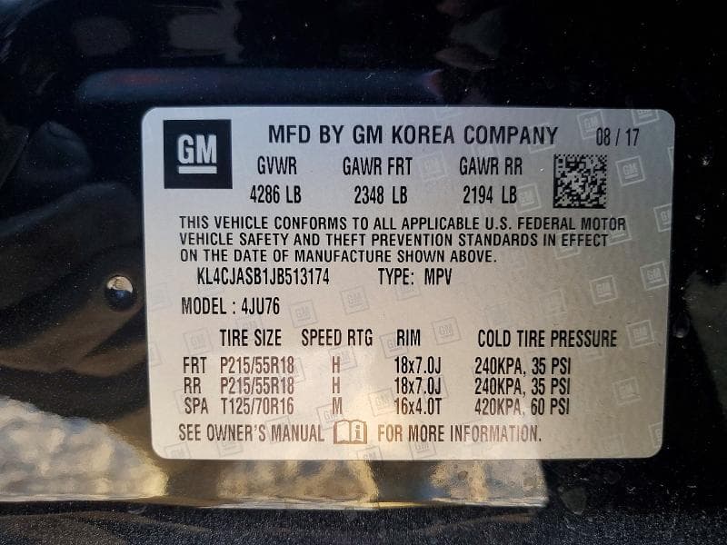 2018 BUICK ENCORE PREFERRED 14