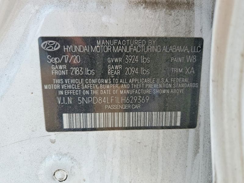 2020 HYUNDAI ELANTRA VALUE EDITION VALUE EDITION 12