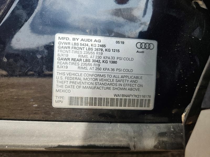 2019 AUDI Q5 PREMIUM PLUS 13