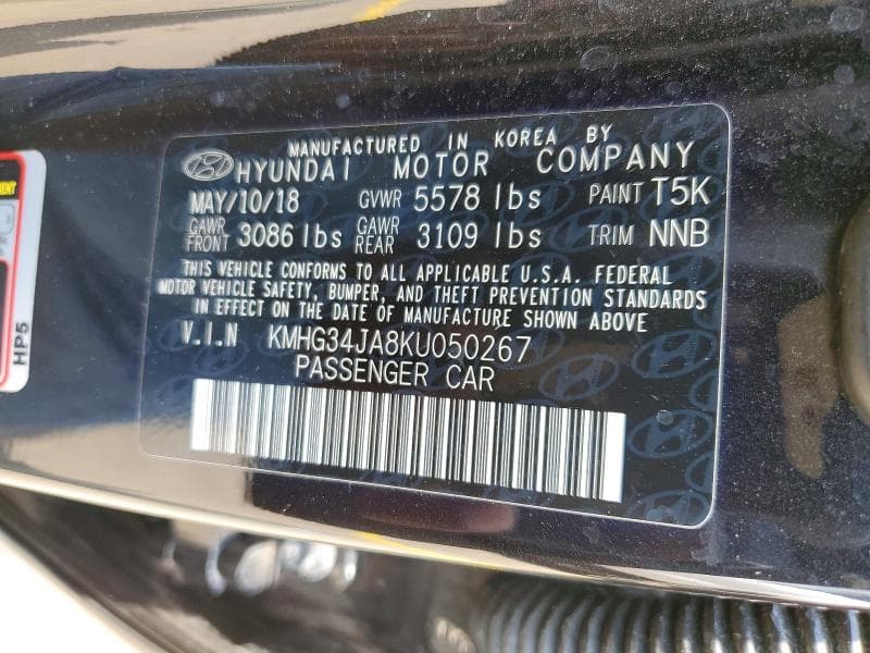 2019 GENESIS G90 PREMIUM 13
