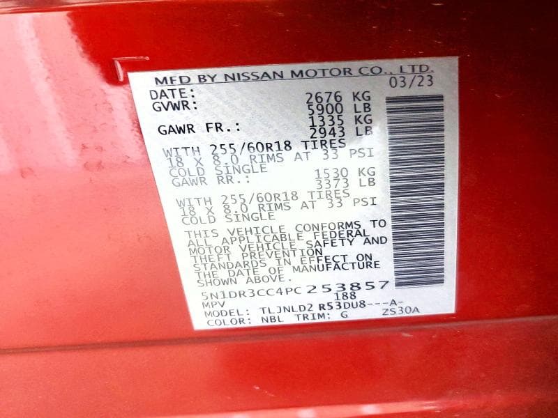 2023 NISSAN PATHFINDER SL 13
