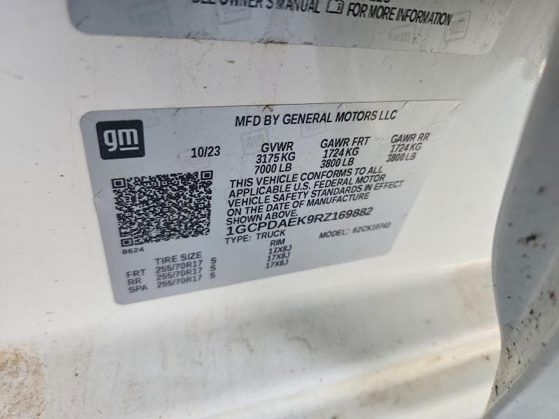 2024 CHEVROLET SILVERADO K1500 K1500 12