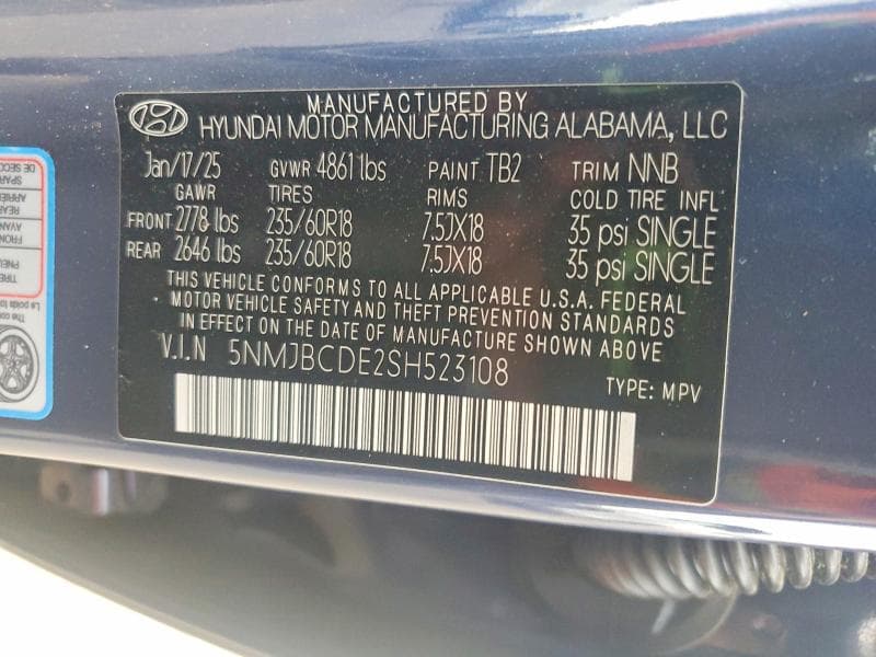 2025 HYUNDAI TUCSON SEL SEL 13