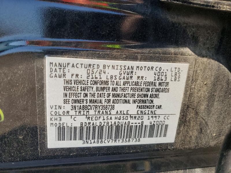 2024 NISSAN SENTRA SV 12