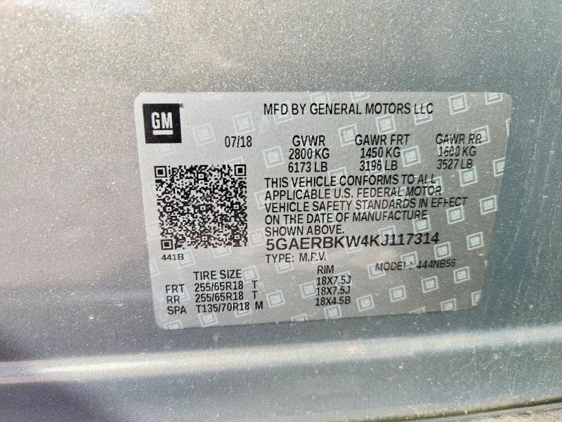 2019 BUICK ENCLAVE ESSENCE ESSENCE 13