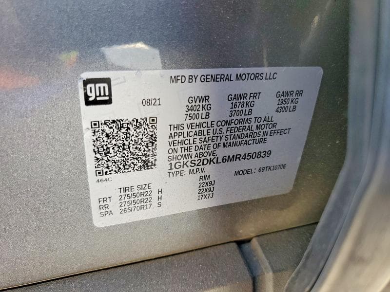 2021 GMC YUKON DENALI DENALI 13