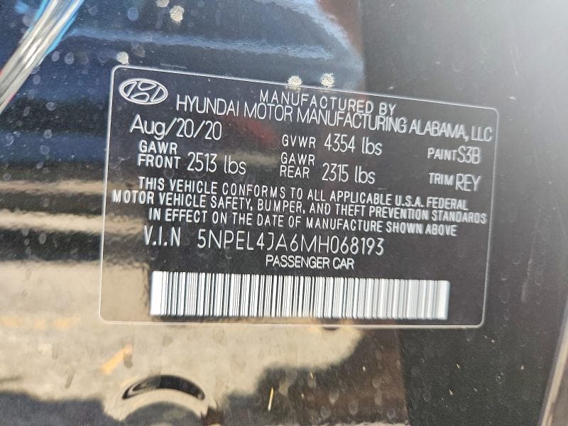 2021 HYUNDAI SONATA SEL 13