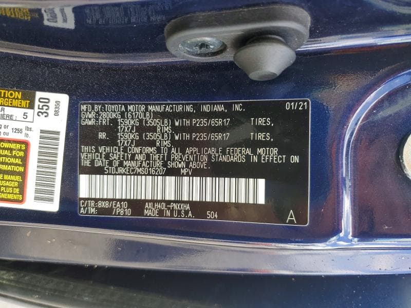 2021 TOYOTA SIENNA XLE 13