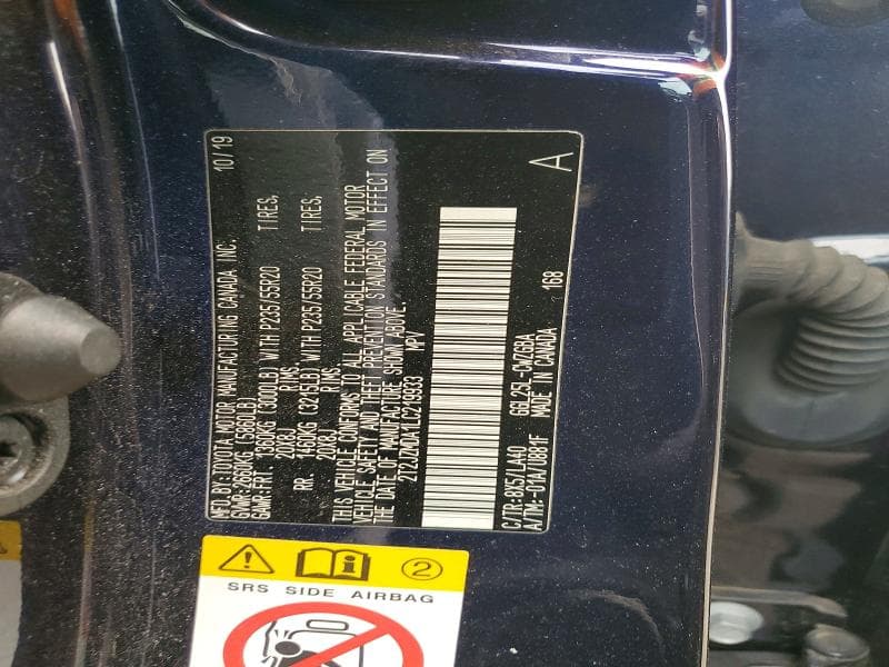 2020 LEXUS RX 350 12