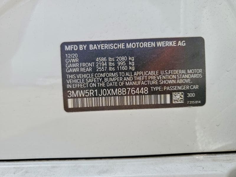 2021 BMW 330I 13